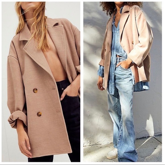 Free People Hannah Slouchy Blazer - Picture 1 of 7